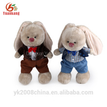 Peluches roupa natal coelho boneca macia pelúcia recheado brinquedos